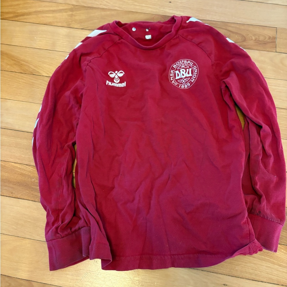 Hummel Kids Burgundy Long Sleeve Tee